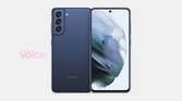 Galaxy S21 FE leaked render showing camera bump and display