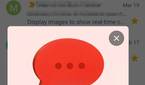 Chats tab pop-up