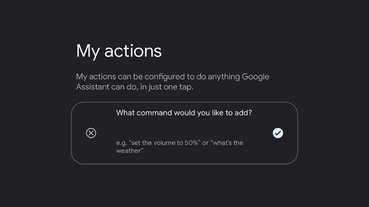 Google App's "My Actions" will let you create easy shortcuts for commands