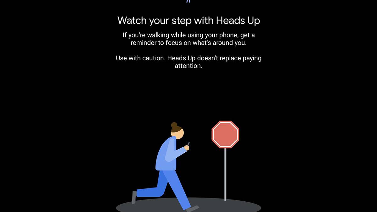 Heads Up feature in Digital Wellbeing on Pixel phones