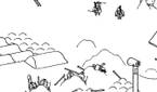 hidden folks - ski