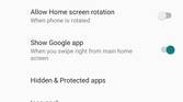 Trebuchet launcher settings on LineageOS 18.1
