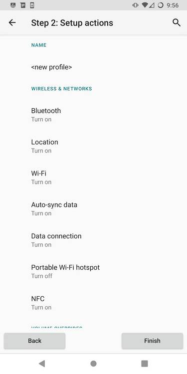 LineageOS 18.1 system profiles