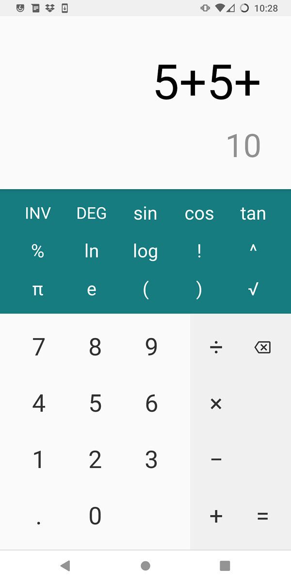 Calculator app on LineageOS 18.1
