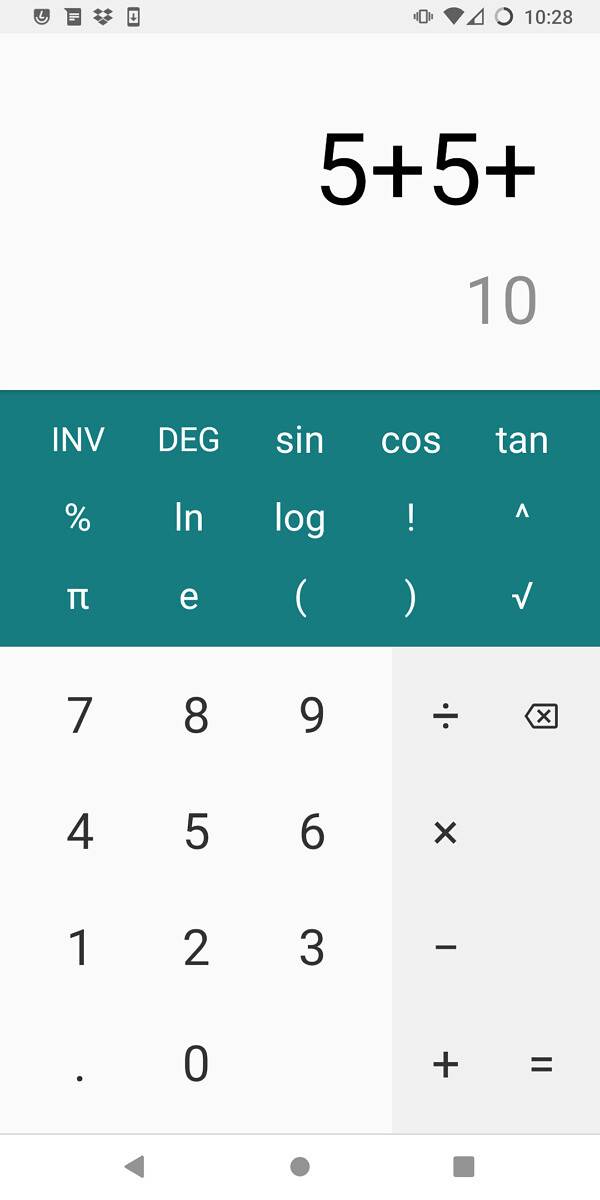 Calculator app on LineageOS 18.1
