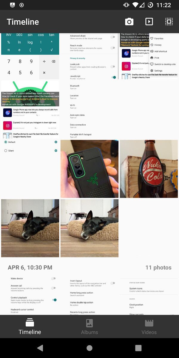 Gallery app on LineageOS 18.1