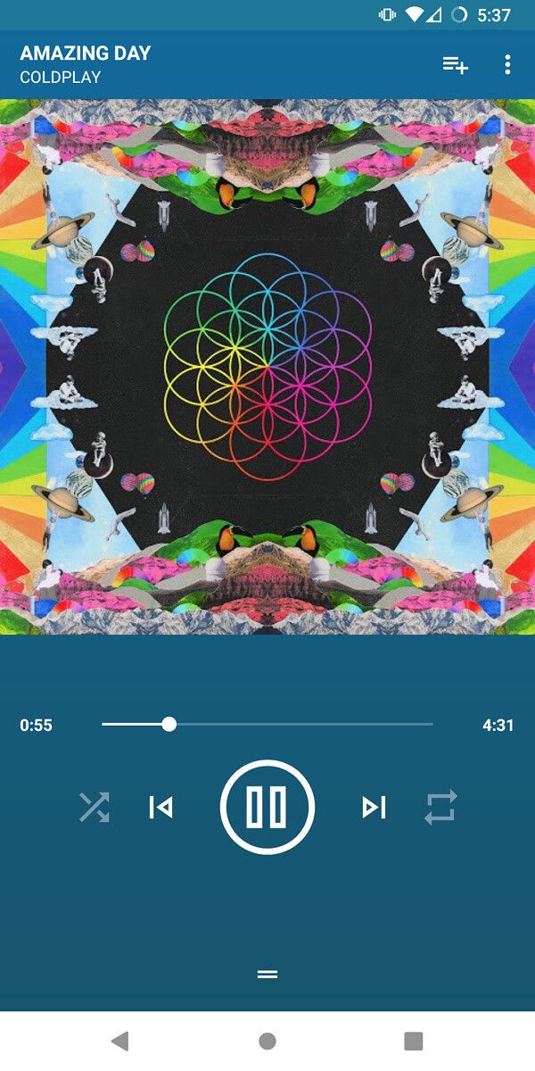 Music app on LineageOS 18.1