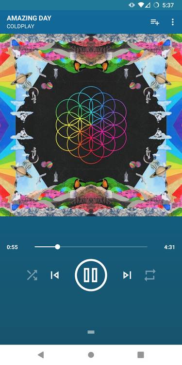 Music app on LineageOS 18.1