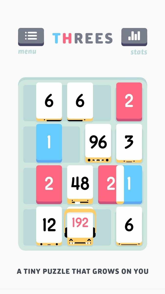 threes - gameplay