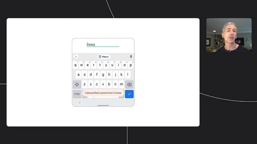 Screenshot of Android with a popup that reads "