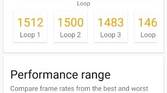 ASUS ZenFone 8 performance in 3DMark's Wildlife Extreme Stress Test with High-Performance Mode enabled