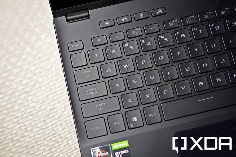 ASUS ROG FLow X13 keyboard