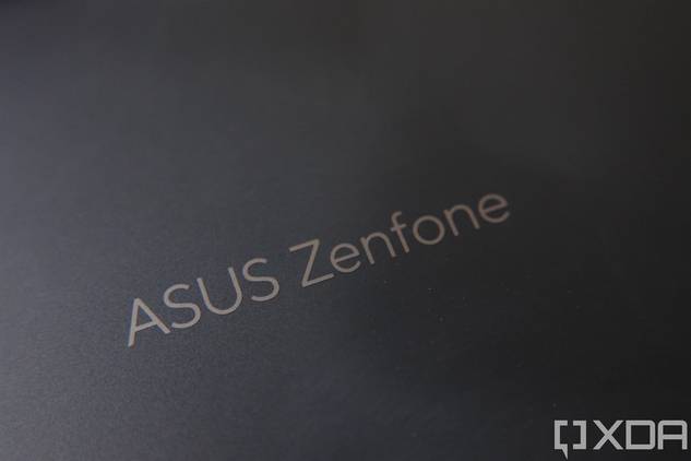 ASUS ZenFone logo on the back of the ASUS ZenFone 8