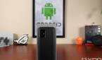 ASUS ZenFone 8 in the RhinoShield SolidSuit case (rear view)
