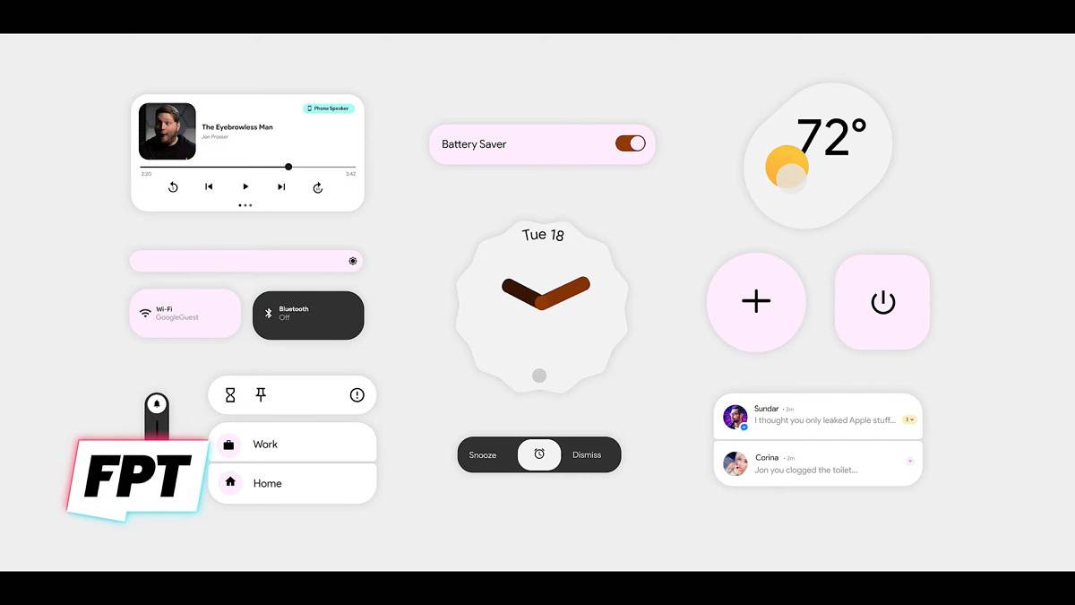 Android 12 new widgets