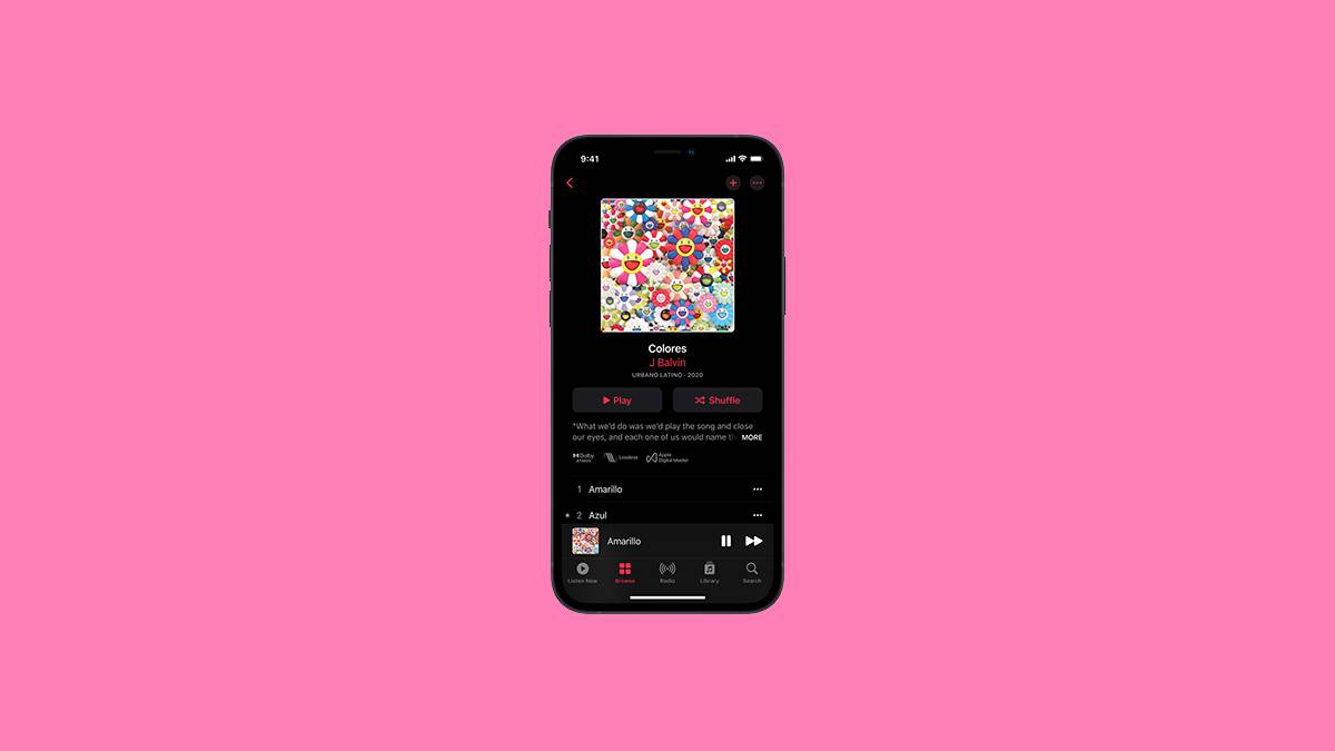 iPhone 12 with Apple Music