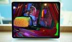Apple's iPad Pro 2021 Mini LED screen showing excellent contrast and deep blacks