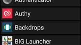 BIG launcher app drawer