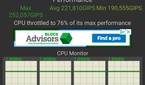 ASUS ZenFone 8 performance in CPU throttling test with high-performance mode enabled