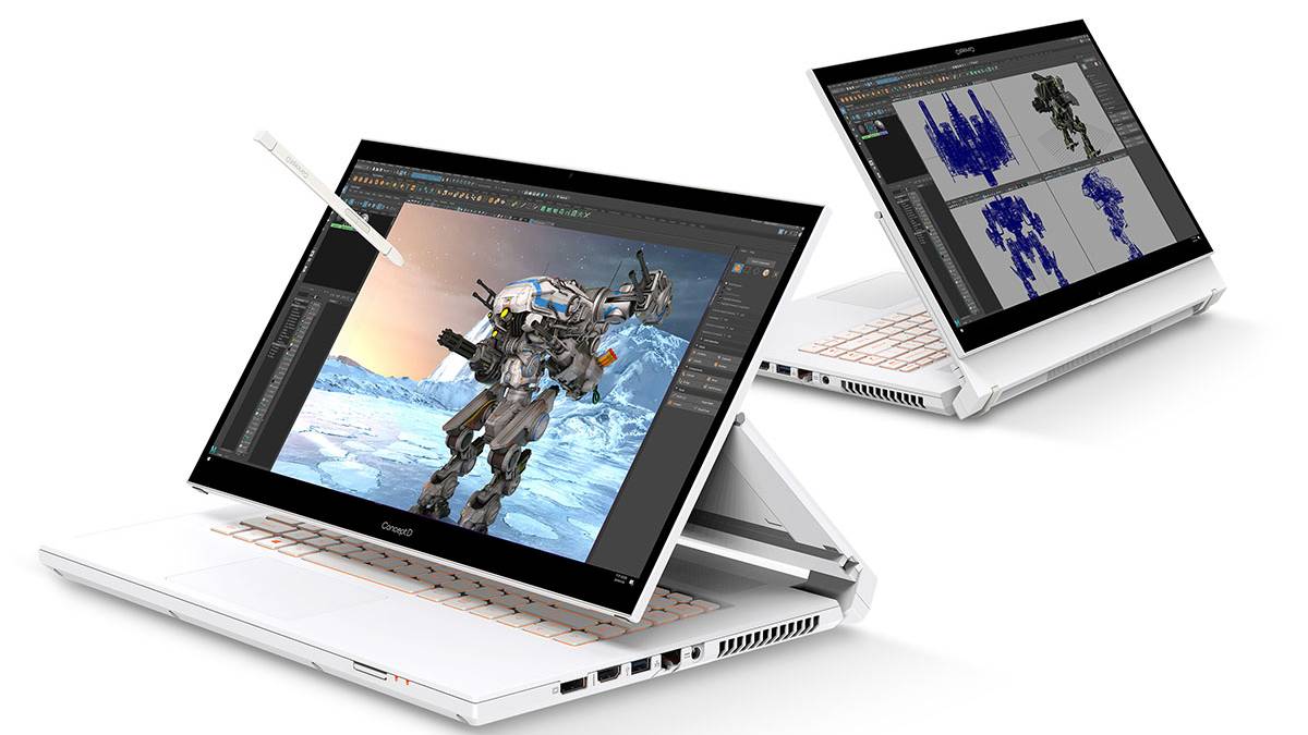 Acer ConceptD 7 Ezel Pro in convertible form factors