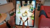 Angry Birds AR on the iPad Pro 2021.
