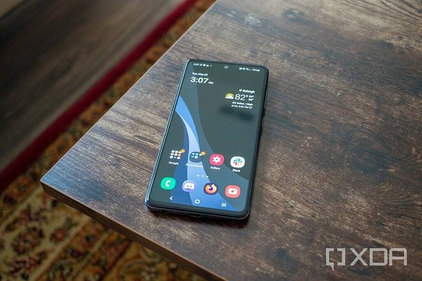 Galaxy A52 5G on a table