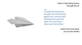 Google lamda talking as paper airplane Google I/o