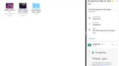 Opening Apple's Files app and Gmail at same time.
