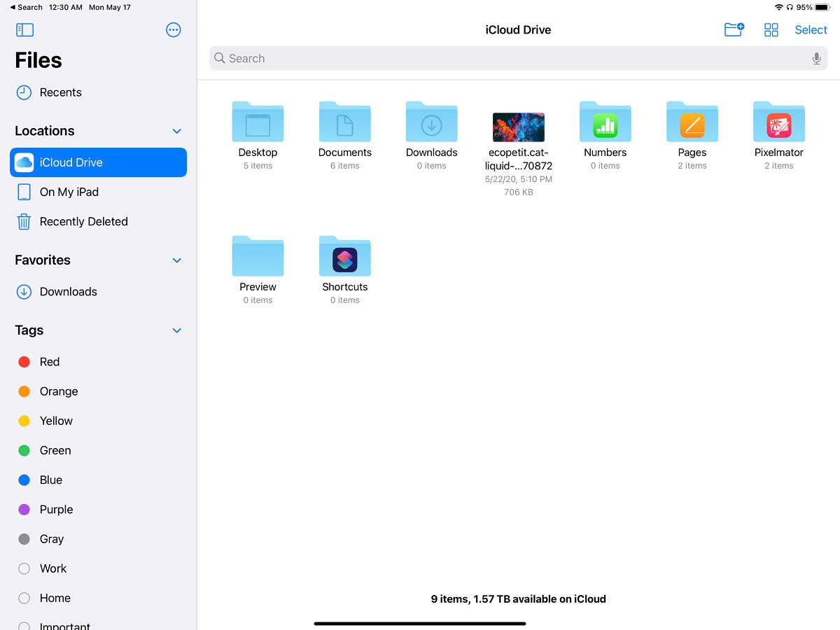 Apple's Files app is a serviceable filing system