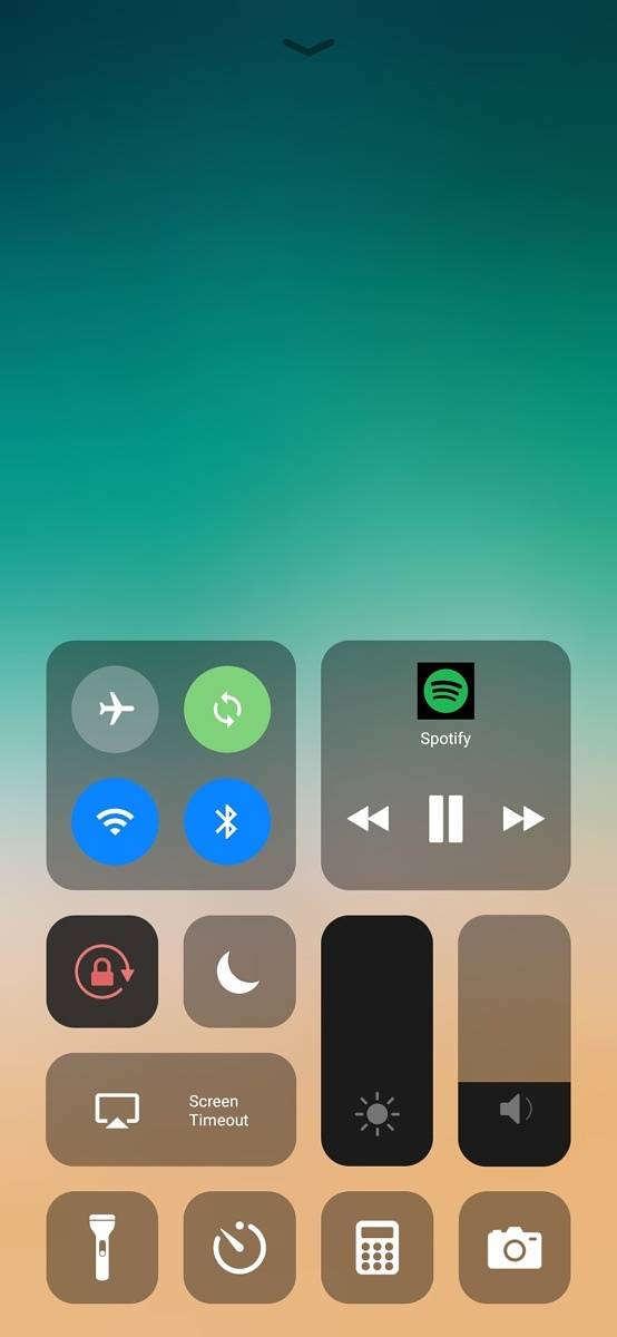 Launcher iOS 14 Control Center