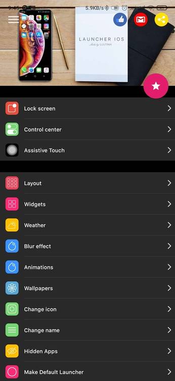 Launcher iOS 14
