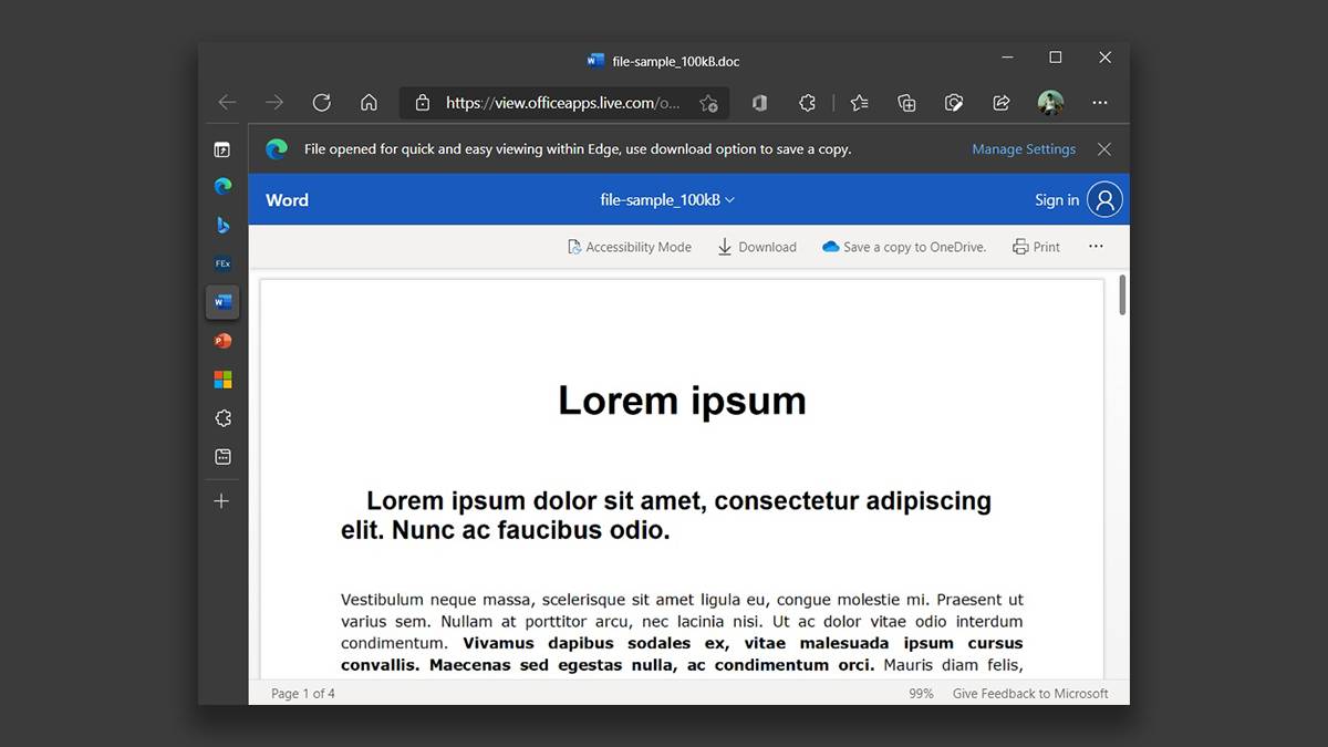 Edge will soon offer Microsoft Office and Windows Search integration