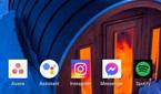 Microsoft launcher home screen layout