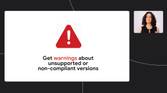 Google Play Console Warnings Slide