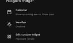 Niagara launcher customization options