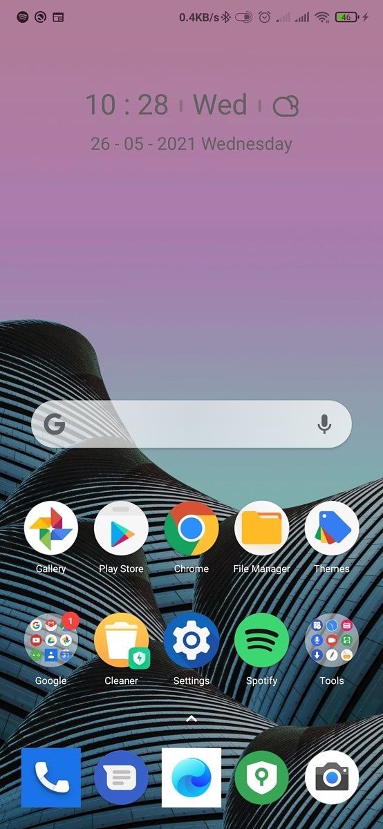 Poco launcher home screen layout