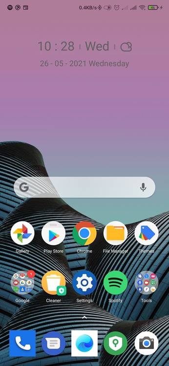 Poco launcher home screen layout