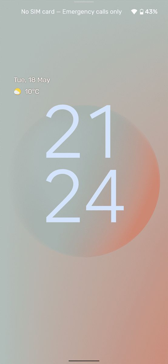 Android 12's new lockscreen