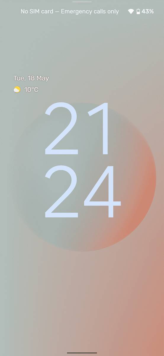 Android 12's new lockscreen