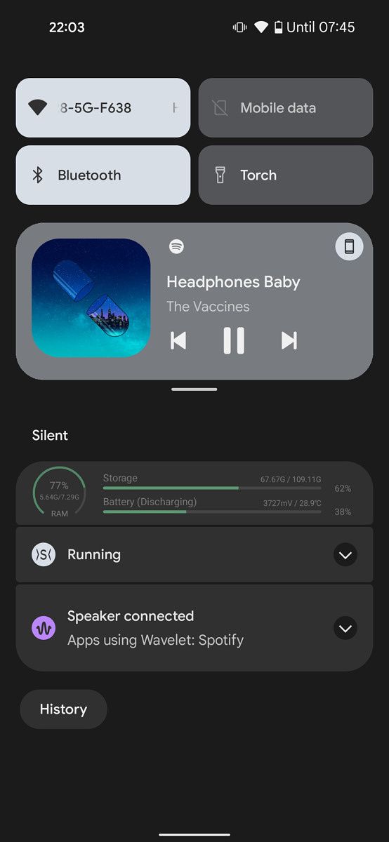 Android 12's new music widget