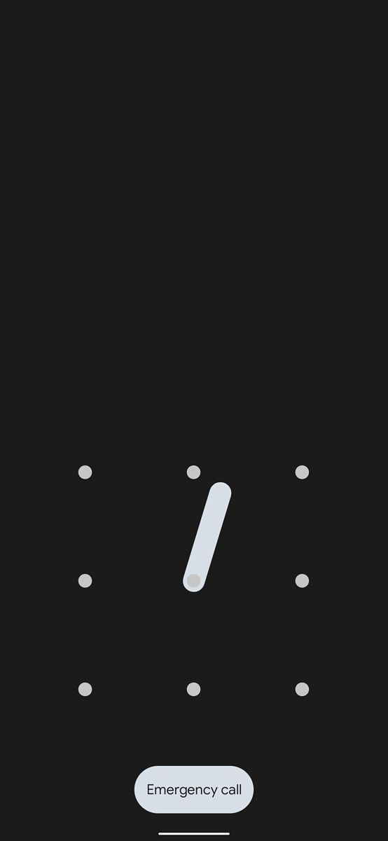 Android 12's new pattern input