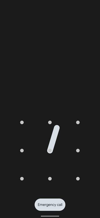 Android 12's new pattern input