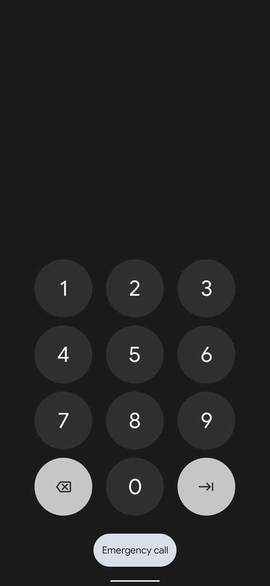 Android 12's new pin input