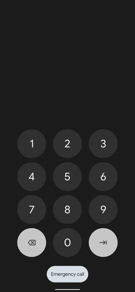 Android 12's new pin input