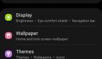 Settings page in One UI 3.1