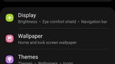 Settings page in One UI 3.1