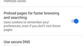 Chrome privacy settings