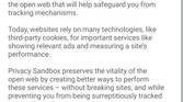Privacy Sandbox