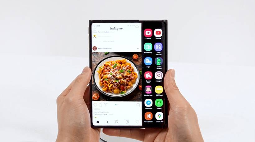 Slideable OLED panel concept from Samsung Display