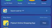 Smart launcher smart search tool in action
